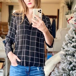 Cute plaid top